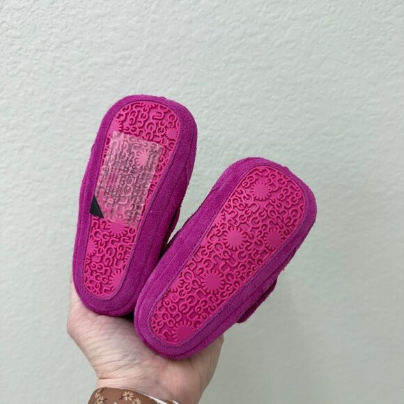 Ugg Tasman Pink Suede Leather Wool Lined Shoe 1130359I Infant Baby Girl size 4/5 - Picture 9 of 9